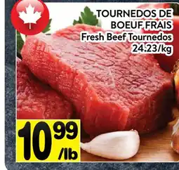 Supermarché PA TOURNEDOS DE BOEUF FRAIS | Fresh Beef Tournedos offer