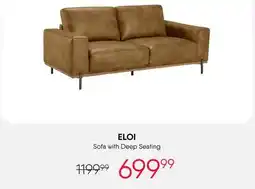 Meubles RD Eloi - Sofa with Deep Seating - Brown offer