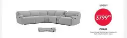 Meubles RD Craig - Power Modular Sectional and Console with Built-In Audio System - 6 pcs offer