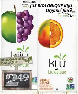 Supermarché PA JUS BIOLOGIQUE KIJU | Organic Juice offer