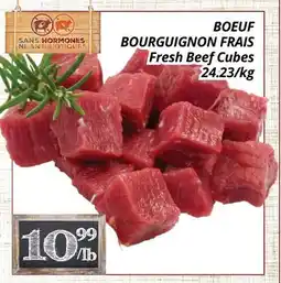Supermarché PA BOEUF BOURGUIGNON FRAIS | Fresh Beef Cubes offer