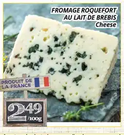 Supermarché PA FROMAGE ROQUEFORT AU LAIT DE BREBIS | Cheese offer