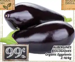 Supermarché PA AUBERGINES BIOLOGIQUES | Organic Eggplants offer
