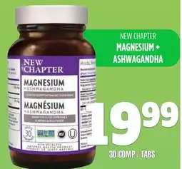 Marches Tau NEW CHAPTER MAGNESIUM + ASHWAGANDHA offer
