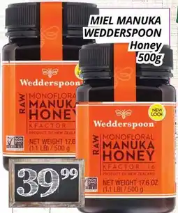 Supermarché PA MIEL MANUKA WEDDERSPOON | Honey offer