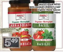 Supermarché PA SAUCES POUR PÂTES BIOLOGIQUES PERFECT CHEF | Organic Pasta Sauces offer