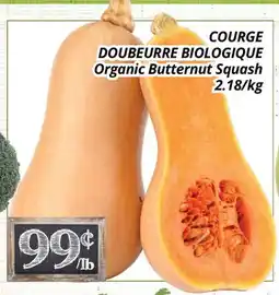 Supermarché PA COURGE DOUBEURRE BIOLOGIQUE | Organic Butternut Squash offer