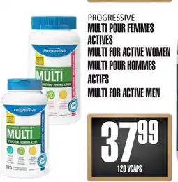 Marches Tau MULTI POUR FEMMES ACTIVES, MULTI POUR HOMMES ACTIFS PROGRESSIVE offer