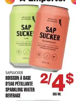 Marches Tau BOISSON BASE D'EAU PÉTILLANTE SAPSUCKER offer