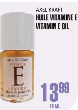 Marches Tau HUILE VITAMINE E AXEL KRAFT offer