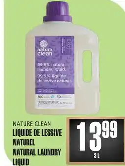 Marches Tau LIQUIDE DE LESSIVE NATUREL NATURE CLEAN offer