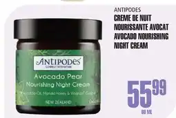 Marches Tau CREME DE NUIT NOURISSANTE AVOCAT ANTIPODES offer