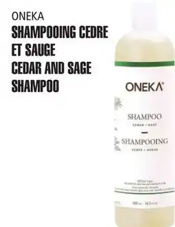 Marches Tau SHAMPOOING CEDRE ET SAUGE ONEKA offer
