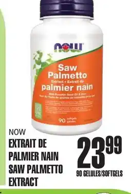 Marches Tau EXTRAIT DE PALMIER NAIN NOW offer