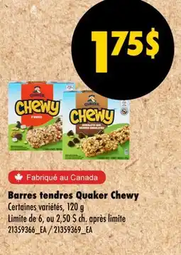 Wholesale Club BARRES TENDRES CHEWY offer
