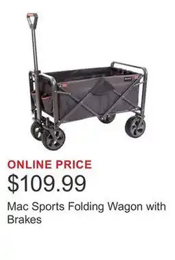 Costco Mac Sports Folding Wagon with Brakes offer