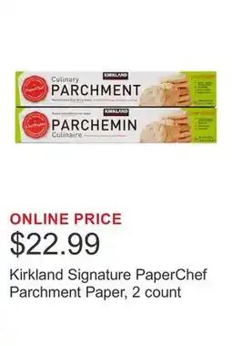 Costco Kirkland Signature PaperChef Parchment Paper, 2 count offer