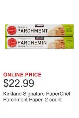 Costco Kirkland Signature PaperChef Parchment Paper, 2 count offer