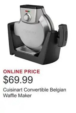 Costco Cuisinart Convertible Belgian Waffle Maker offer