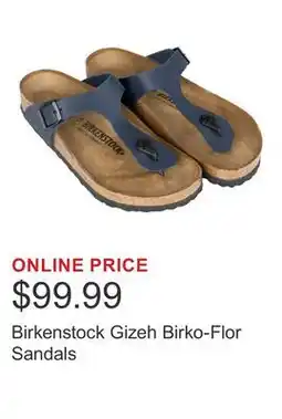 Costco Birkenstock Gizeh Birko-Flor Sandals offer