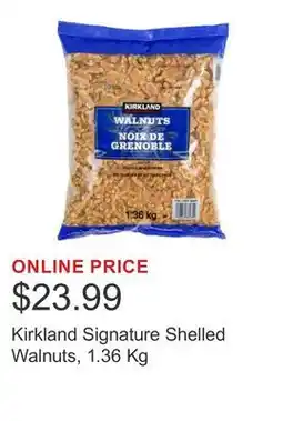 Costco Kirkland Signature Shelled Walnuts offer