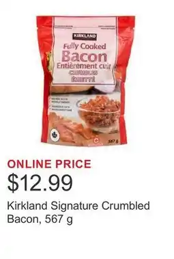 Costco Kirkland Signature Crumbled Bacon offer