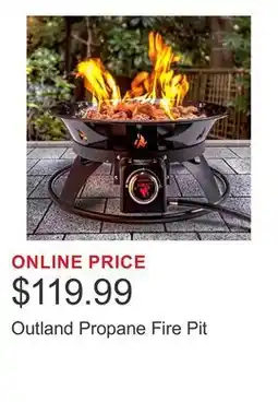 Costco Outland Propane Fire Pit offer