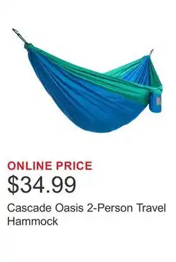 Costco Cascade Oasis 2-Person Travel Hammock offer