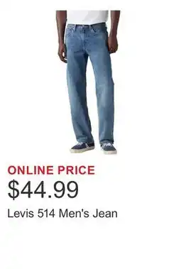 Costco Levis 514 Men's Jean offer