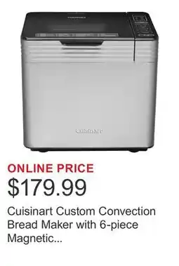Costco Cuisinart Custom Convection Bread Maker with 6-piece Magnetic Measuring Spoon Set offer