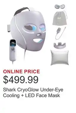 Costco Shark CryoGlow Under-Eye Cooling + LED Face Mask offer