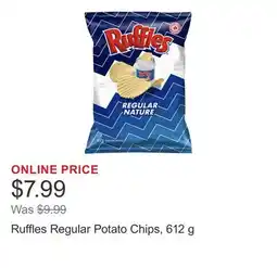 Costco Ruffles Regular Potato Chips offer