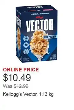 Costco Kellogg's Vector offer