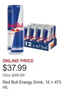 Costco Red Bull Energy Drink, 12 × offer