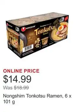 Costco Nongshim Tonkotsu Ramen offer