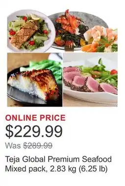 Costco Teja Global Premium Seafood Mixed pack, 2.83 kg (6.25 lb) offer