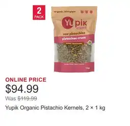 Costco Yupik Organic Pistachio Kernels, 2 × offer