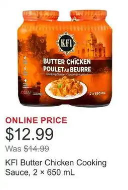 Costco KFI Butter Chicken Cooking Sauce, 2 × offer