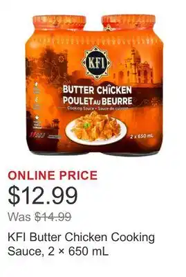 Costco KFI Butter Chicken Cooking Sauce, 2 × offer