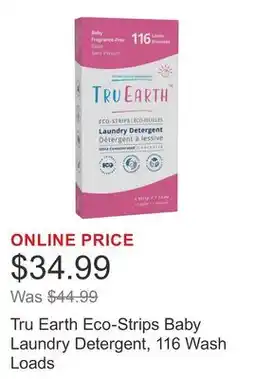 Costco Tru Earth Eco-Strips Baby Laundry Detergent, 116 Wash Loads offer