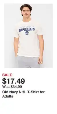 Old Navy Old Navy NHL T-Shirt for Adults offer