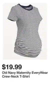Old Navy Old Navy Maternity EveryWear Crew-Neck T-Shirt offer