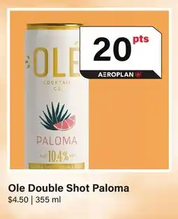 LCBO Ole Double Shot Paloma offer