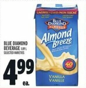 Metro Blue diamond beverage offer