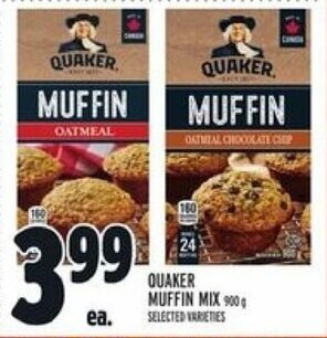 Metro Quaker muffin mix offer