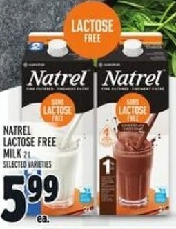 Metro Natrel lactose free milk offer
