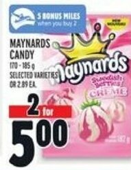 Metro Maynards candy offer