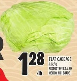 Metro Flat cabbage offer