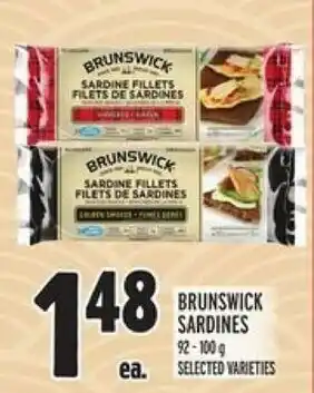 Metro Brunswick sardines offer