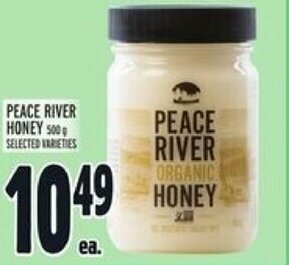 Metro Peace river honey offer